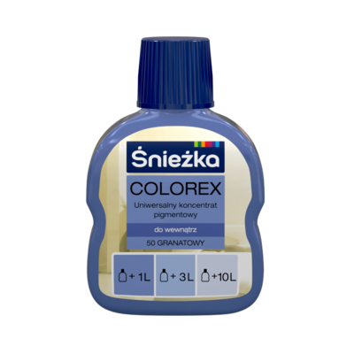 Colorex - Uniwersalny koncentrat pigmentowy 50-granatowy 100 ml Śnieżka