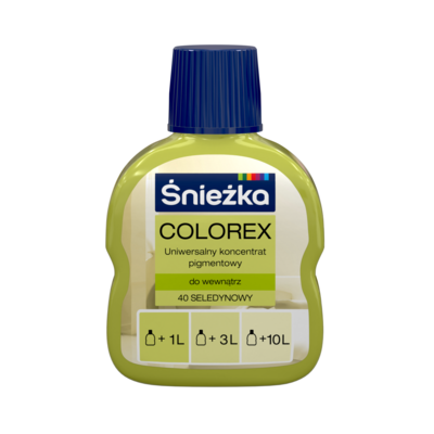 Colorex - Uniwersalny koncentrat pigmentowy 40-seledynowy 100 ml Śnieżka
