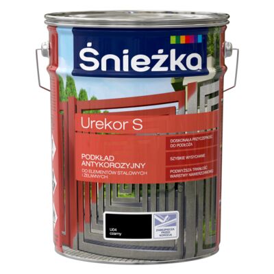 Podkład antykorozyjny Urekor S U04 czarny 5 l Śnieżka