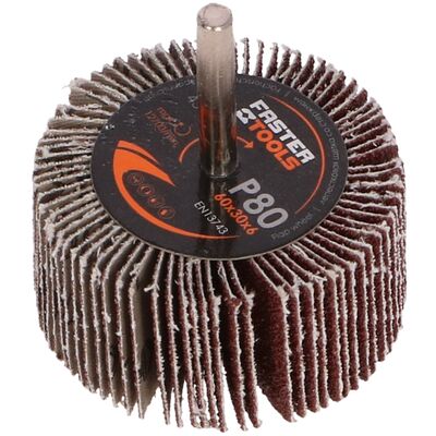 Ściernica listkowa z trzpieniem 60 x 30 mm 80 g FASTER TOOLS