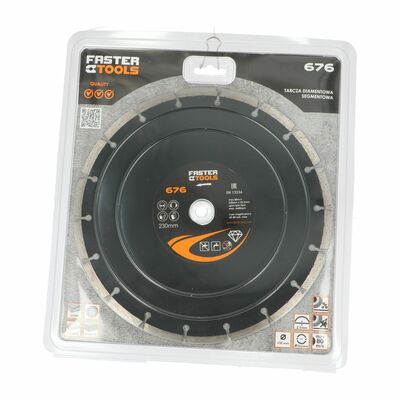 Tarcza diamentowa segmentowa 230 x 22,2 mm FASTER TOOLS