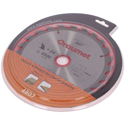 Tarcza widiowa do drewna 184 x 30 mm 24z. DRAUMET