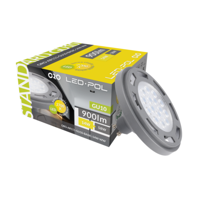 Żarówka LED ORO-AR111-GU10-BASIC-14W-WW