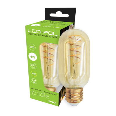 Żarówka Filament LED ORO-E27-T45-FL-GOLDIE-4W-WW