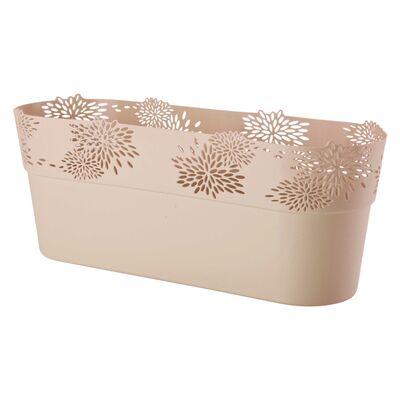 Osłonka ASTER owalna 32 cm różowy jasny