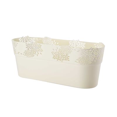 Osłonka ASTER owalna 32 cm krem