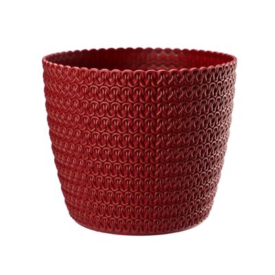 Osłonka MAGNOLIA JERSEY 14 cm bordo