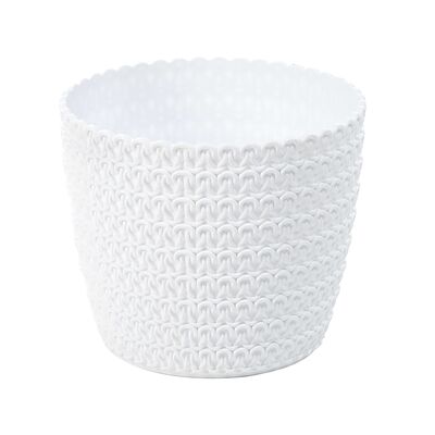 Osłonka MAGNOLIA JERSEY 26 cm biały