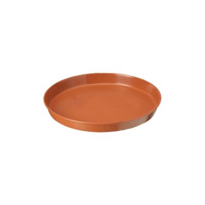 Podstawka drewnopodobna 35 cm terakota