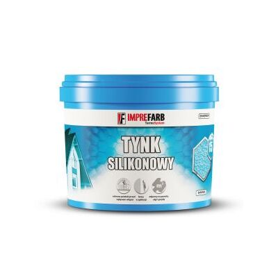 Tynk silikonowy 1,5 mm 25 kg Imprefarb