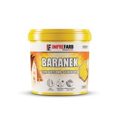 Tynk akrylowo-silikonowy 1,5 mm 25 kg Imprefarb