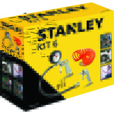 Zestaw pneumatyczny 6-elementowy Stanley