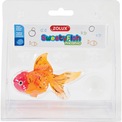 Dekoracja akwarystyczna SweetyFish Phospho Rybka Lionhead ZOLUX