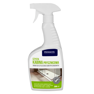 Czysta kabina prysznicowa rozpylacz 575 ml Primacol Professional
