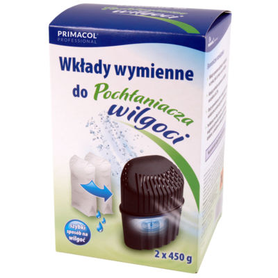 Wkład wymienny do pochłaniacza wilgoci 2 x 450 g Primacol Professional