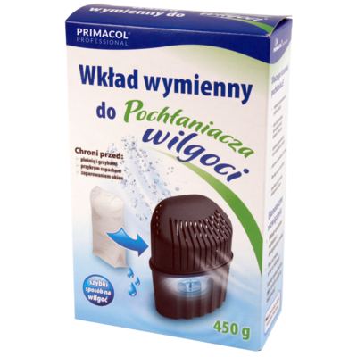 Wkład wymienny do pochłaniacza wilgoci 450 g Primacol Professional