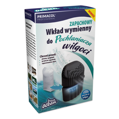 Wkład wymienny do pochłaniacza wilgoci Fresh ocean 450 g Primacol Professional