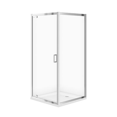 Set kabina ZIP kwadrat 90 x 90 x 190 szkło transparentne z brodzikiem Tako 90 x 4