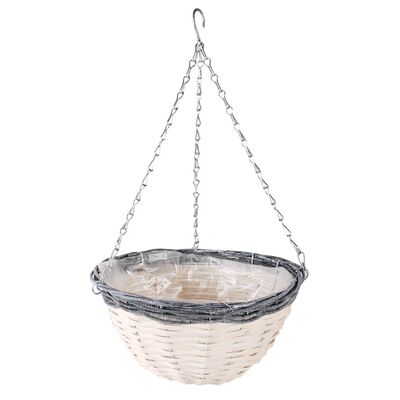 Kosz wiszący półokrągły 30 x 30 x 15/53 cm