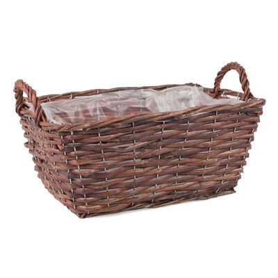 Kosz z uchwytami prostokątny 35 x 25 x 16/20 cm