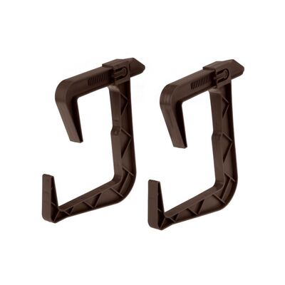 Uchwyty doniczki balkonowej RATTAN komplet brąz