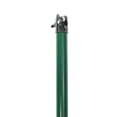 Słup ogrodzeniowy okrągły PODPOROWY 38 x 1.25 x 2000 ocynk+ 6005 zielony