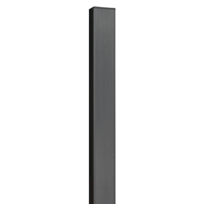 Słup ogrodzeniowy 40 x 60 x 1700 mm bez otworów ocynk + 7016 antracyt