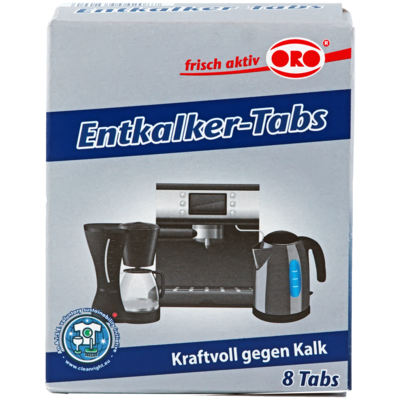 Pastylki do odkamieniania urządzeń AGD 8x16 g ORO