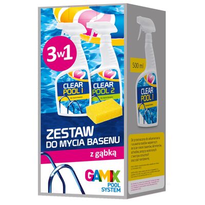 Zestaw do mycia basenów 3w1 GAMIX