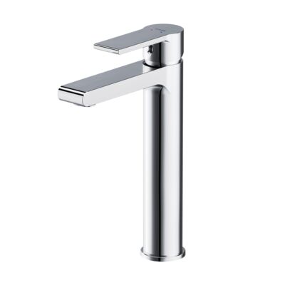 Bateria umywalkowa sztorcowa wysoka Brasco chrom