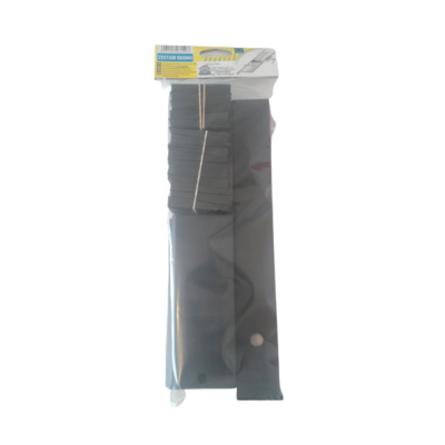 Zestaw montażowy do paneli podłogowych EKON dobijak 27 x 4 cm, 20 klinów, dobijak plastikowy
