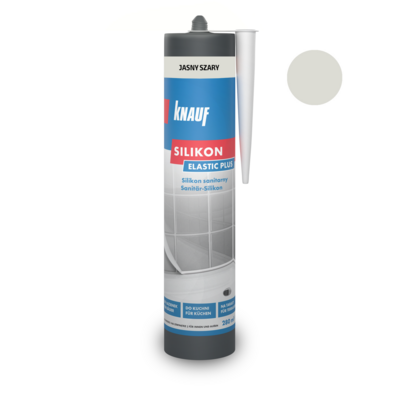 Silikon sanitarny Jasny Szary 280 ml