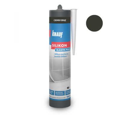 Silikon sanitarny Ciemny Brąz 280 ml