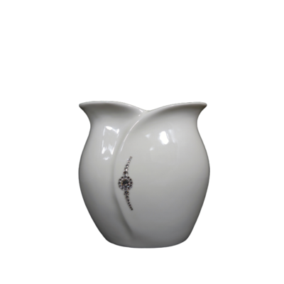 Wazon szkliwiony tulipan Swarovski 20 cm Souvenire