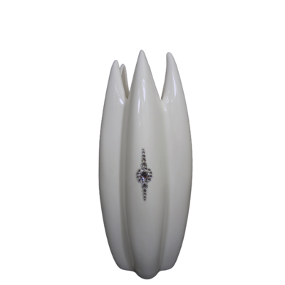 Wazon szkliwiony korona Swarovski 29 cm Souvenire