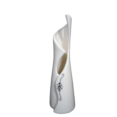 Wazon szkliwiony rurka rozcięta Swarovski 32 cm Souvenire