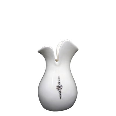 Wazon szkliwiony tulipanek Swarovski 20 cm Souvenire