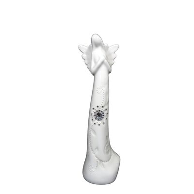 Figurka szkliwiona anioł motylek Swarovski 25 cm Souvenire