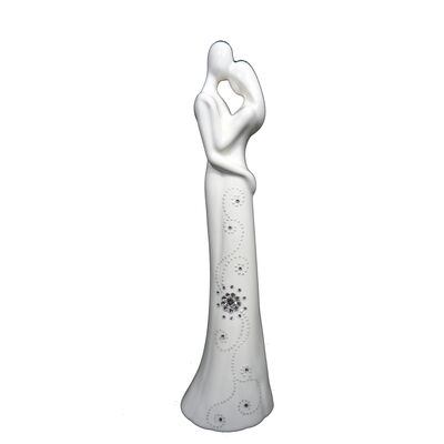 Figurka szkliwiona para niska Swarovski 30 cm Souvenire