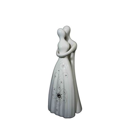 Figurka szkliwiona zakochana para Swarovski 37 cm Souvenire