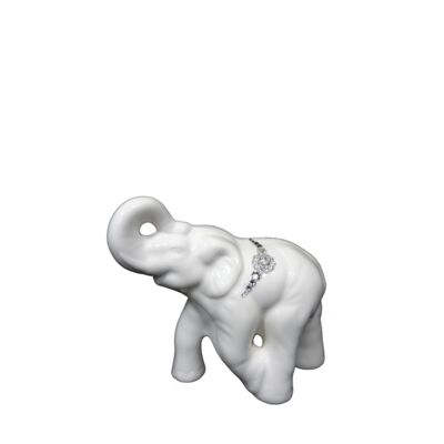 Figurka szkliwiona słoń biegnący Swarovski 18 cm Souvenire