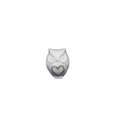 Figurka szkliwiona sówka Swarovski 8 cm Souvenire