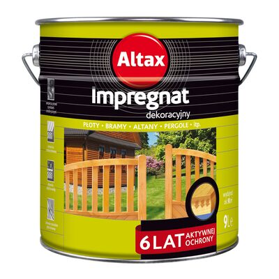 Impregnat dekoracyjny 9 l mahoń Altax