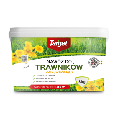 Nawóz do traw zagęszczający i wypierający chwasty z mikroskładnikami 8 kg