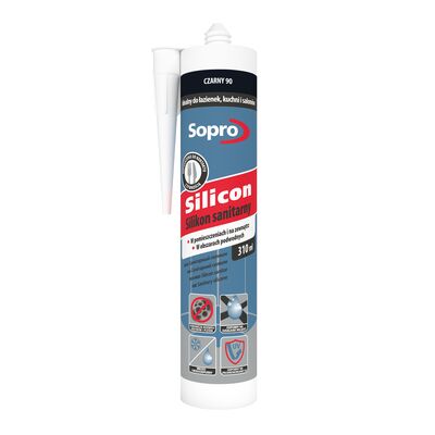 Silikon czarny 90 310 ml Sopro