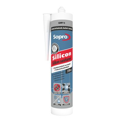 Silikon szary 15 310 ml Sopro