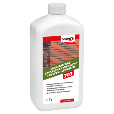 Koncentrat czyszczący wykwity i resztki cementu ZA 703 1 l Sopro