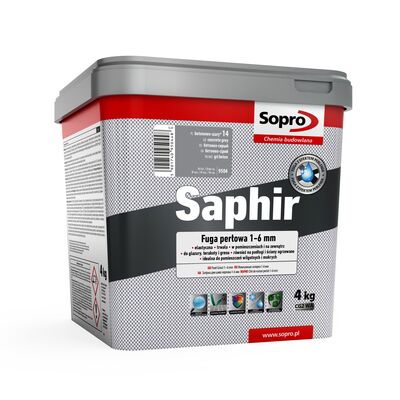 Fuga Saphir 1-6 mm betonowo-szary 14 4 kg Sopro
