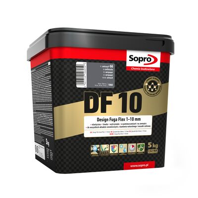 Fuga DF10 1-10 mm antracyt 66 5 kg Sopro