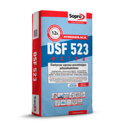 Zaprawa uszczelniająca elastyczna jednoskładnikowa DSF 523 20 kg Sopro